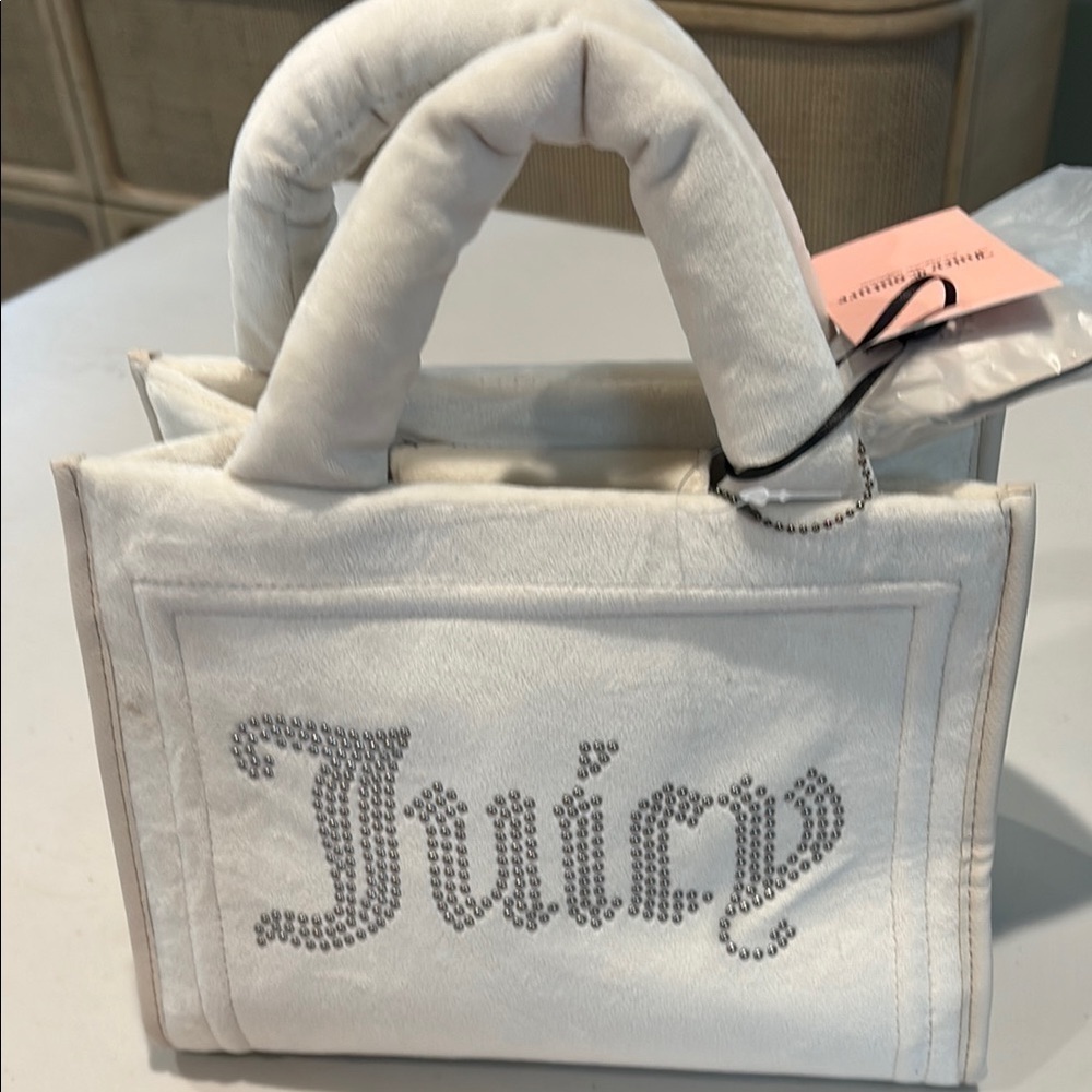 Juicy Couture - Angel extra spender mini tote - White Handbag - NWT. White